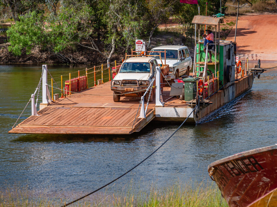 Crossing Jardine River [Cape York]