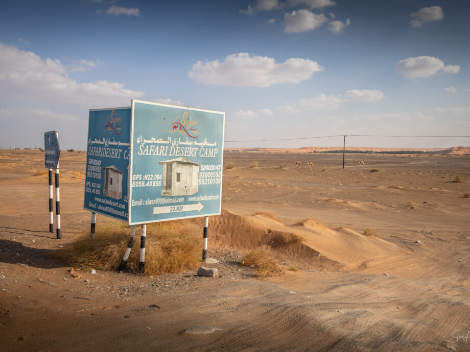 en route pour Safari Desert Camp  [Wahiba Sands]